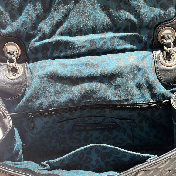 Rebecca Minkoff Studded Quilted Affair Shoulder Bag - Black/silver - Picture 8 of 13